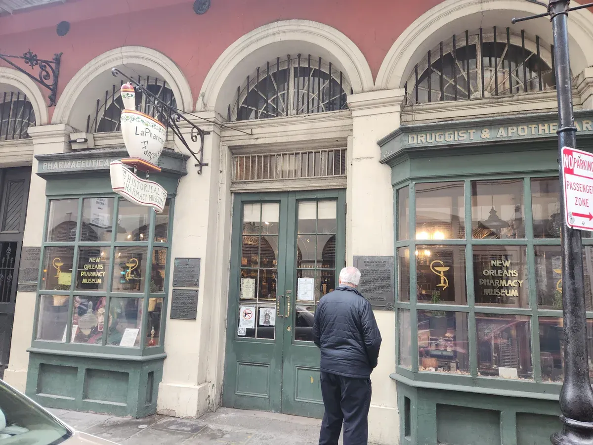 The New Orleans Pharmacy Museum on Chartres Street, a stop on French Quarter ghost tours