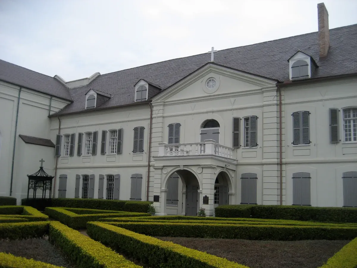 The Old Ursuline Convent on Chartres Street, the setting of the casket girls legend on New Orleans ghost tours